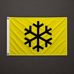 Ice hazard Flag