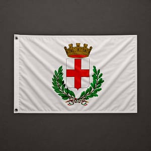 Flagge der Stadt Mailand