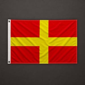 Flagge der Stadt Messina