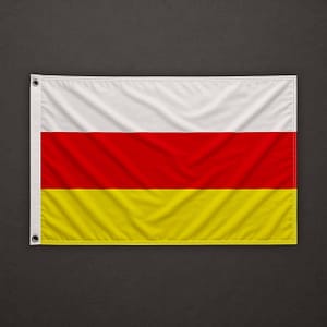 Südossetien Flagge