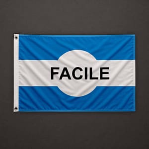 Leichte Piste Flagge