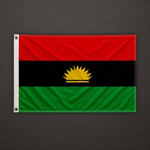 Flagge der Republik Biafra