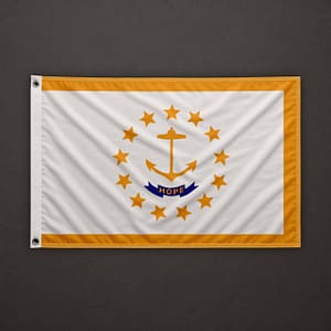Rhode Island Flagge