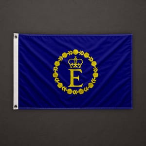 Banner Königin Elisabeth II Flagge