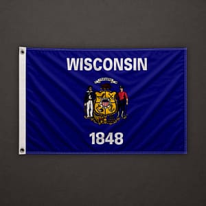 Wisconsin Flagge