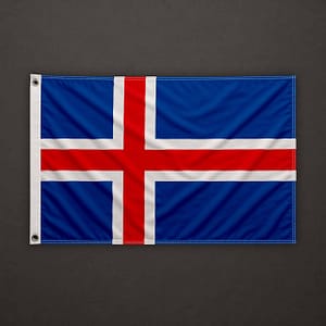 Island Flagge