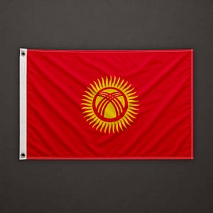 Kirgisistan Flagge
