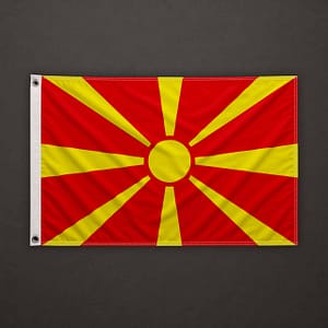 Flagge der Republik Mazedonien