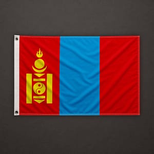 Mongolei Flagge