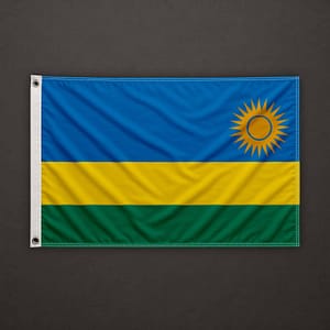 Ruanda Flagge