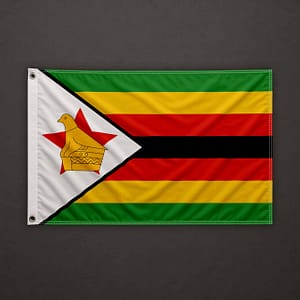 Simbabwe Flagge