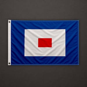 Código Náutico Internacional - Bandera WHISKEY