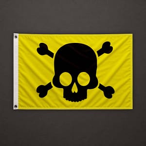 Peligro para la vida Bandera