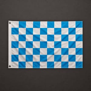 Ajedrez Bandera Blanca y Azul