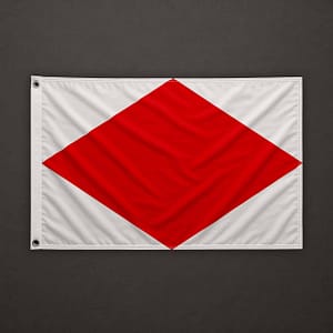 Code nautique international - Drapeau FOXTROT
