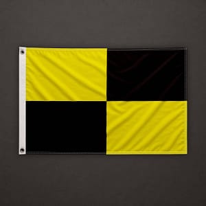 Code nautique international - Drapeau LIMA