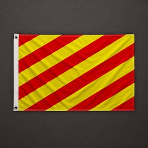 International Code Nautical - Drapeau YANKEE