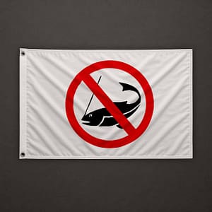Interdiction du drapeau de pêche