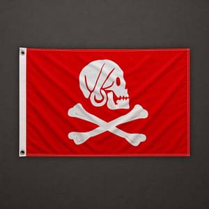 Pirate Henry Avery - Drapeau rouge