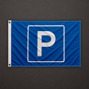Bandiera del parcheggio