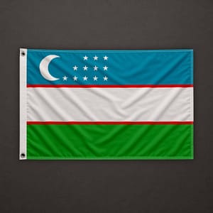 Bandiera dell'Uzbekistan